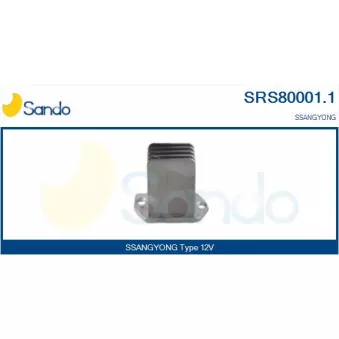 Résistance, pulseur d'air habitacle SANDO SRS80001.1
