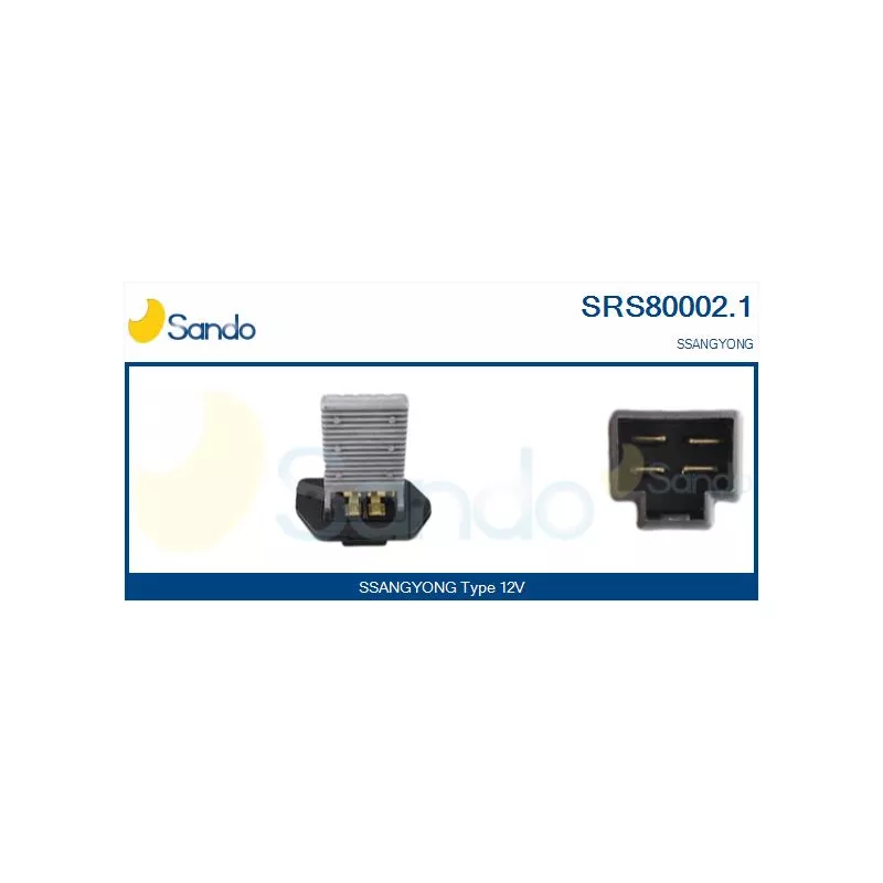 Résistance, pulseur d'air habitacle SANDO SRS80002.1