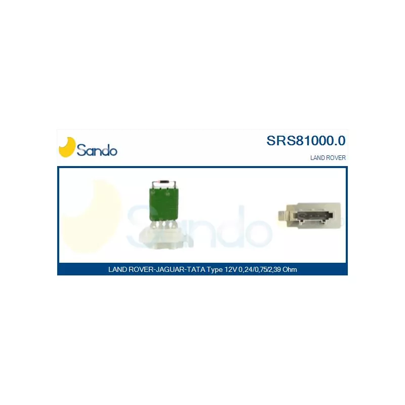 Résistance, pulseur d'air habitacle SANDO SRS81000.0