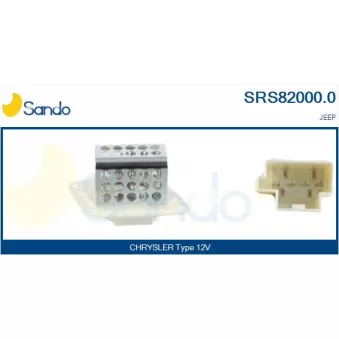Résistance, pulseur d'air habitacle SANDO SRS82000.0
