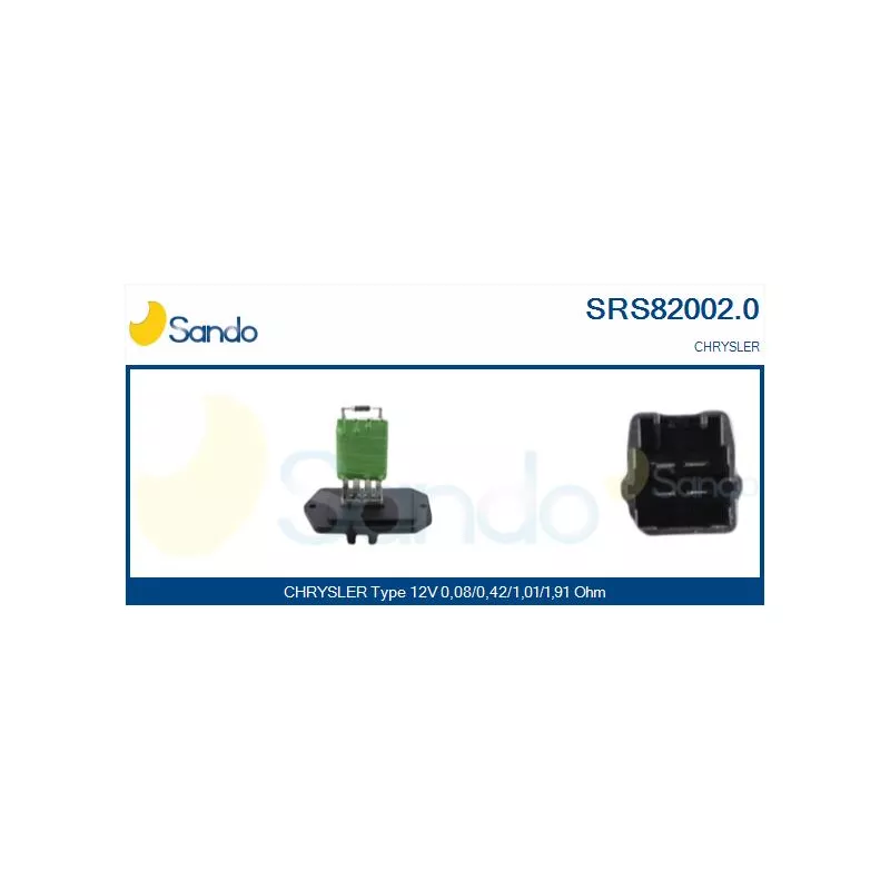 Résistance, pulseur d'air habitacle SANDO SRS82002.0