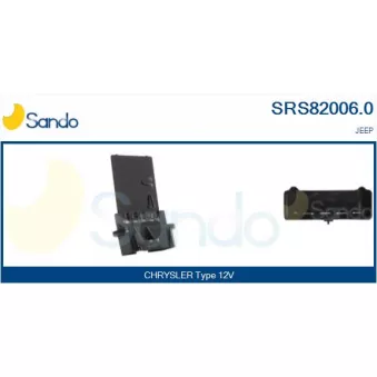 Résistance, pulseur d'air habitacle SANDO SRS82006.0