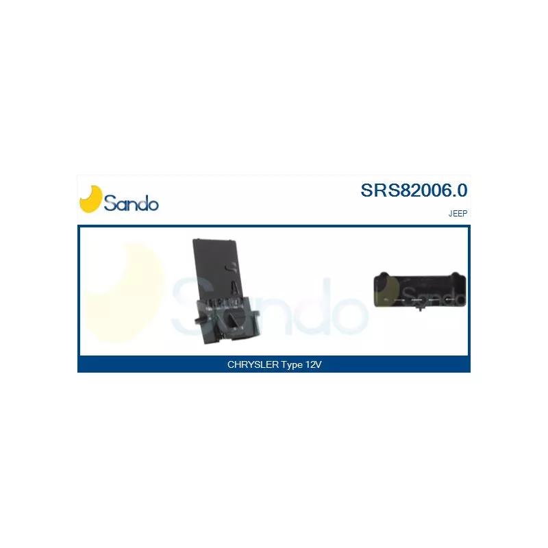 Résistance, pulseur d'air habitacle SANDO SRS82006.0