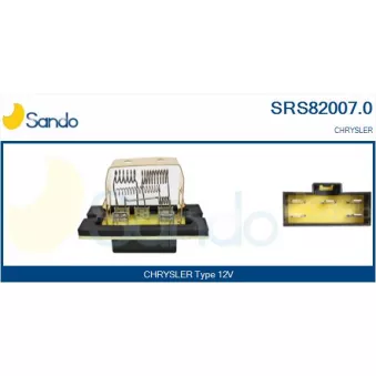 Résistance, pulseur d'air habitacle SANDO SRS82007.0
