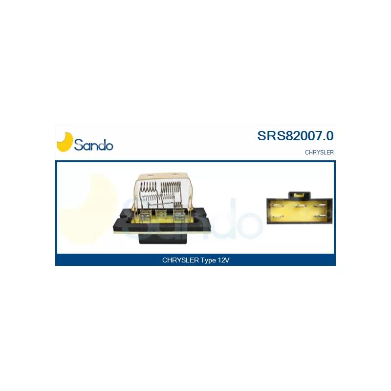 Résistance, pulseur d'air habitacle SANDO SRS82007.0