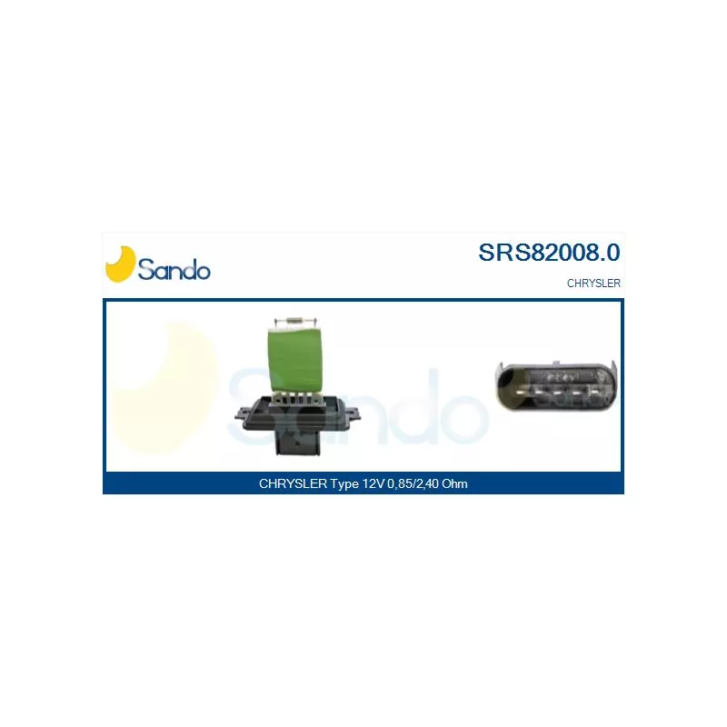 Résistance, pulseur d'air habitacle SANDO SRS82008.0