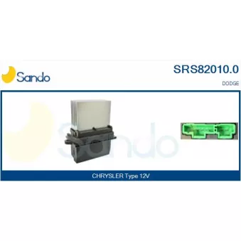 Résistance, pulseur d'air habitacle SANDO SRS82010.0