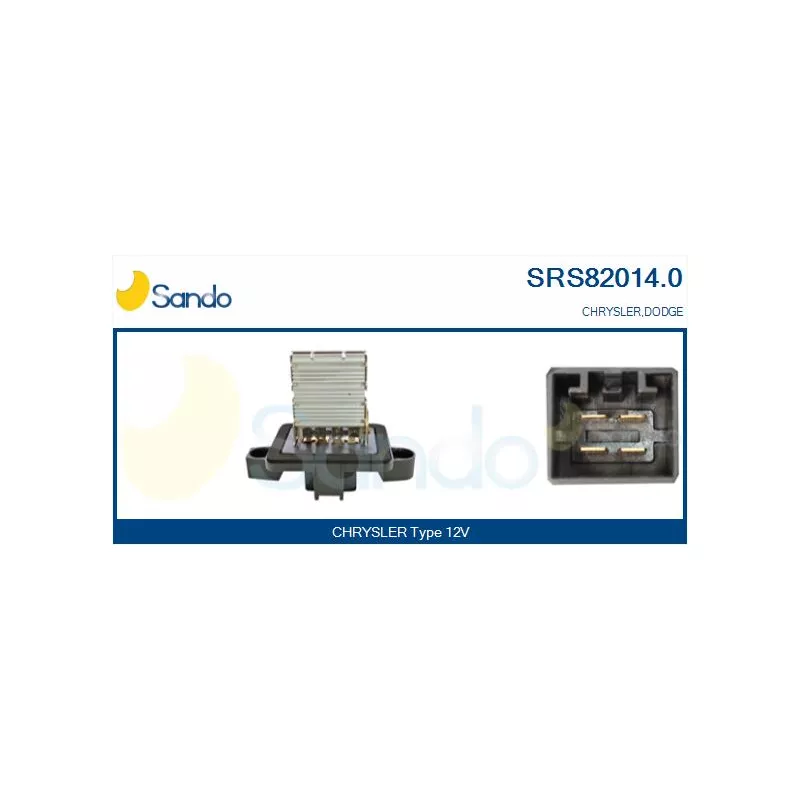Résistance, pulseur d'air habitacle SANDO SRS82014.0