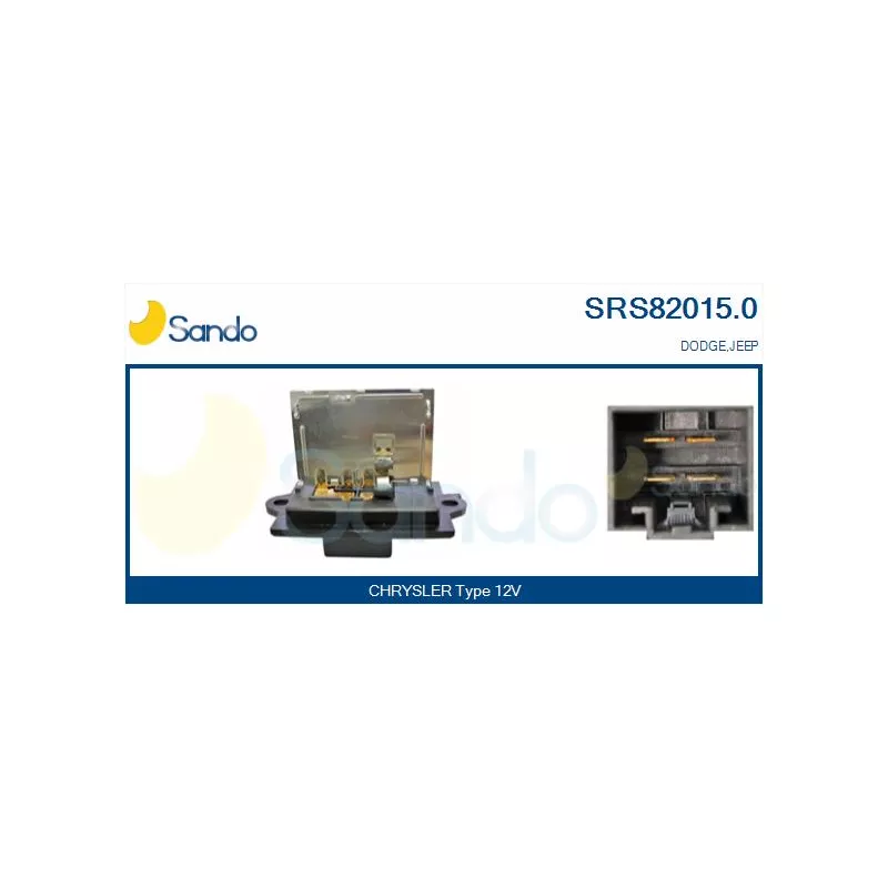 Résistance, pulseur d'air habitacle SANDO SRS82015.0