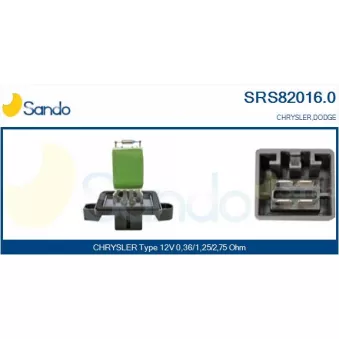 Résistance, pulseur d'air habitacle SANDO