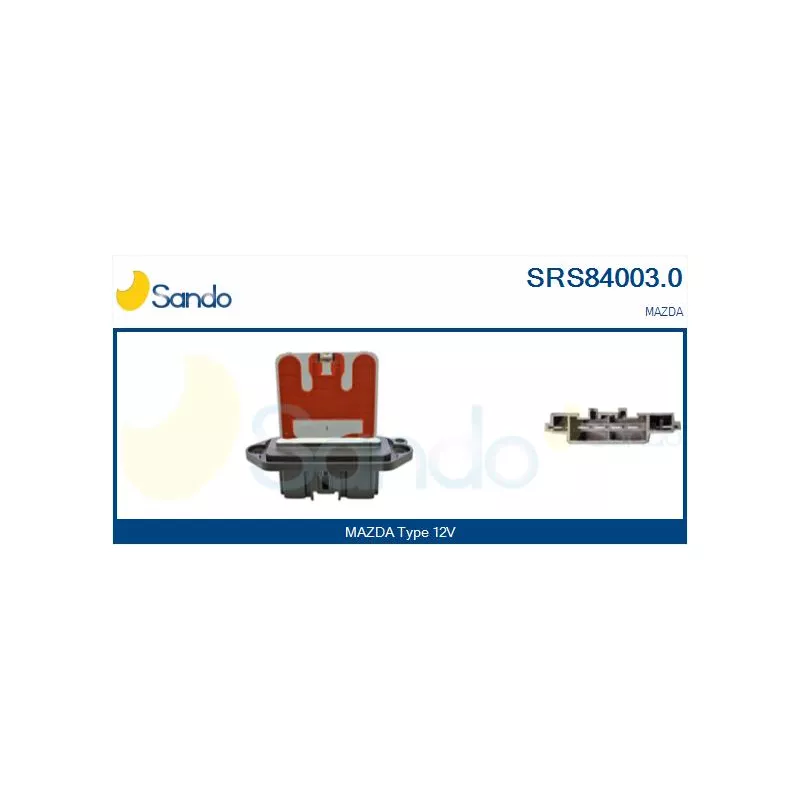 Résistance, pulseur d'air habitacle SANDO SRS84003.0