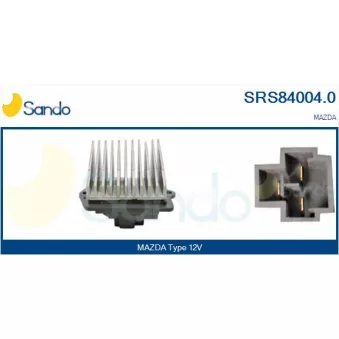 Résistance, pulseur d'air habitacle SANDO SRS84004.0