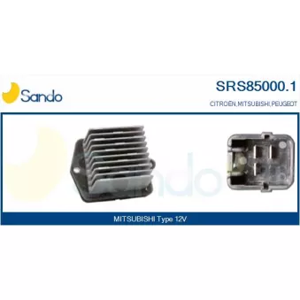 Résistance, pulseur d'air habitacle SANDO SRS85000.1