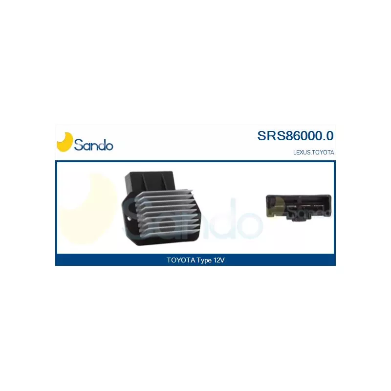 Résistance, pulseur d'air habitacle SANDO SRS86000.0