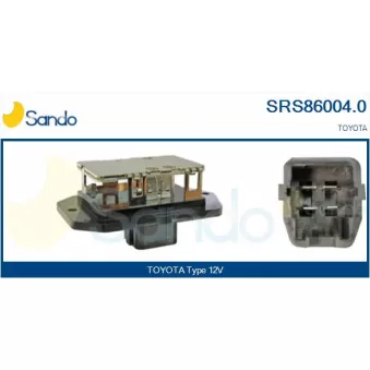 Résistance, pulseur d'air habitacle SANDO SRS86004.0