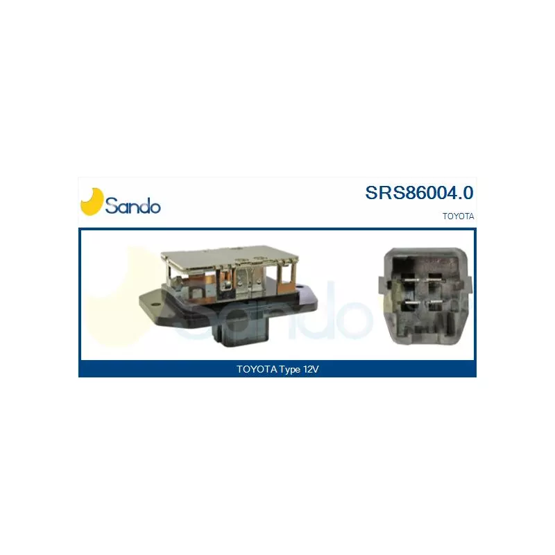 Résistance, pulseur d'air habitacle SANDO SRS86004.0