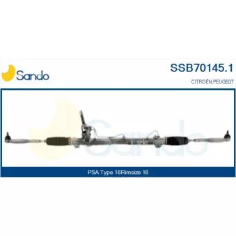 Crémaillère de direction SANDO SSB70145.1