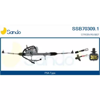 Crémaillière de direction SANDO SSB70309.1