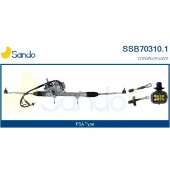 Crémaillière de direction SANDO SSB70310.1