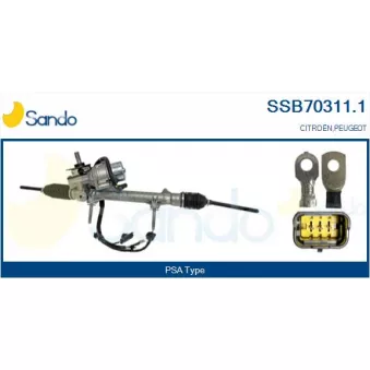 Crémaillière de direction SANDO SSB70311.1