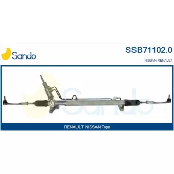 Crémaillère de direction SANDO SSB71102.0