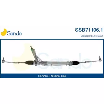 Crémaillère de direction SANDO SSB71106.1