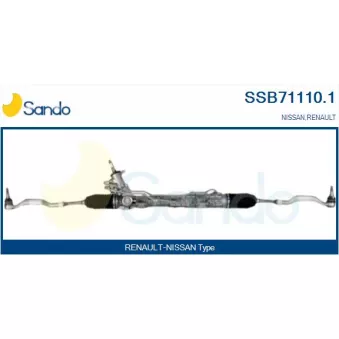 Crémaillière de direction SANDO SSB71110.1