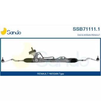 Crémaillière de direction SANDO SSB71111.1