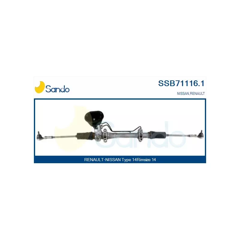 Crémaillère de direction SANDO SSB71116.1
