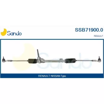 Crémaillière de direction SANDO SSB71900.0