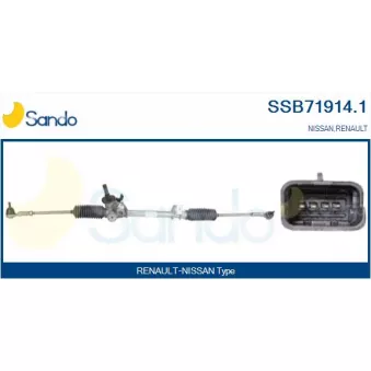 Crémaillère de direction SANDO SSB71914.1