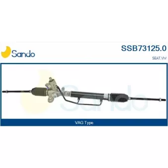 Crémaillière de direction SANDO SSB73125.0