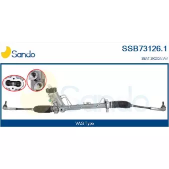 Crémaillière de direction SANDO SSB73126.1