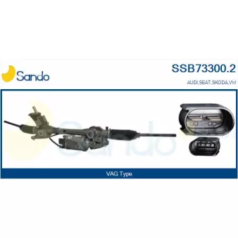 Crémaillère de direction SANDO SSB73300.2