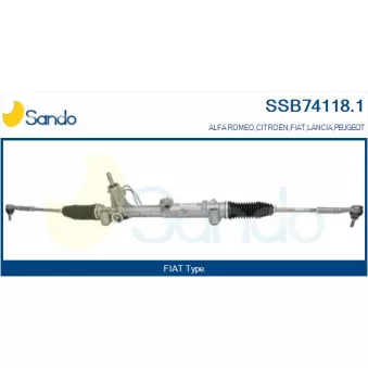 Crémaillère de direction SANDO SSB74118.1