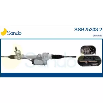 Crémaillière de direction SANDO SSB75303.2