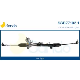 Crémaillière de direction SANDO SSB77102.1