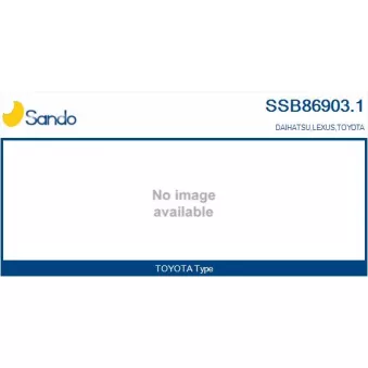 Crémaillière de direction SANDO SSB86903.1