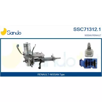 Colonne de direction SANDO SSC71312.1