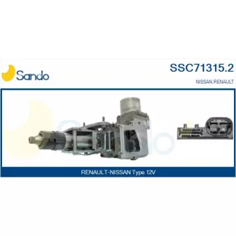 Colonne de direction SANDO SSC71315.2