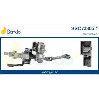 Colonne de direction SANDO SSC73305.1