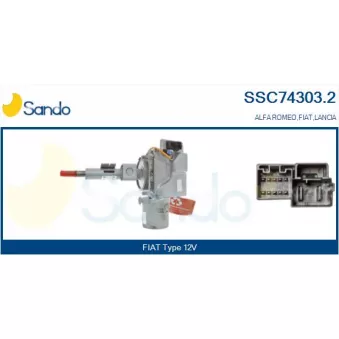 Colonne de direction SANDO SSC74303.2