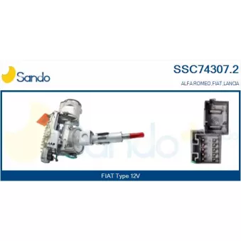 Colonne de direction SANDO SSC74307.2