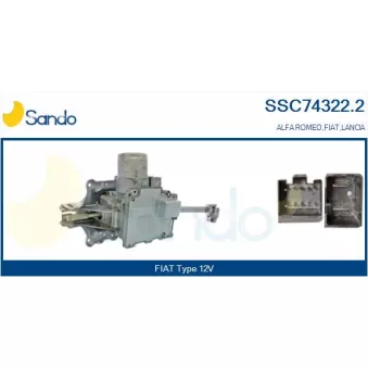 Colonne de direction SANDO SSC74322.2