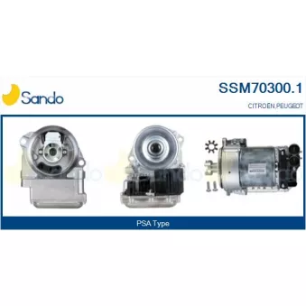 Moteur électrique, transmission de direction SANDO