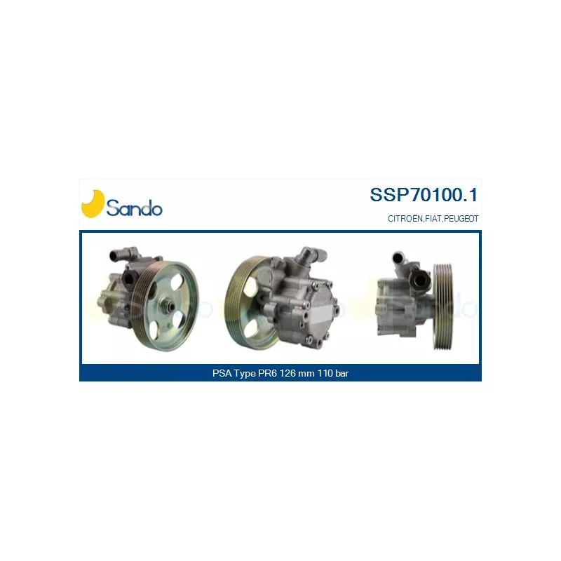 Pompe hydraulique, direction SANDO SSP70100.1