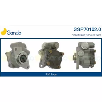 Pompe hydraulique, direction SANDO SSP70102.0