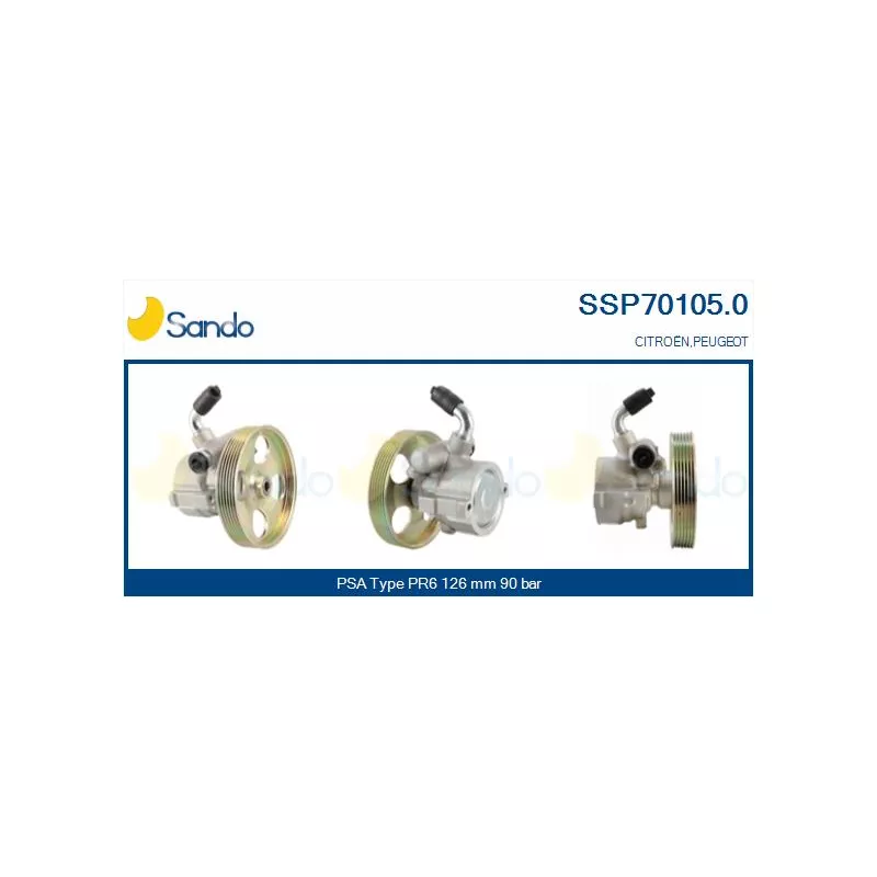 Pompe hydraulique, direction SANDO SSP70105.0