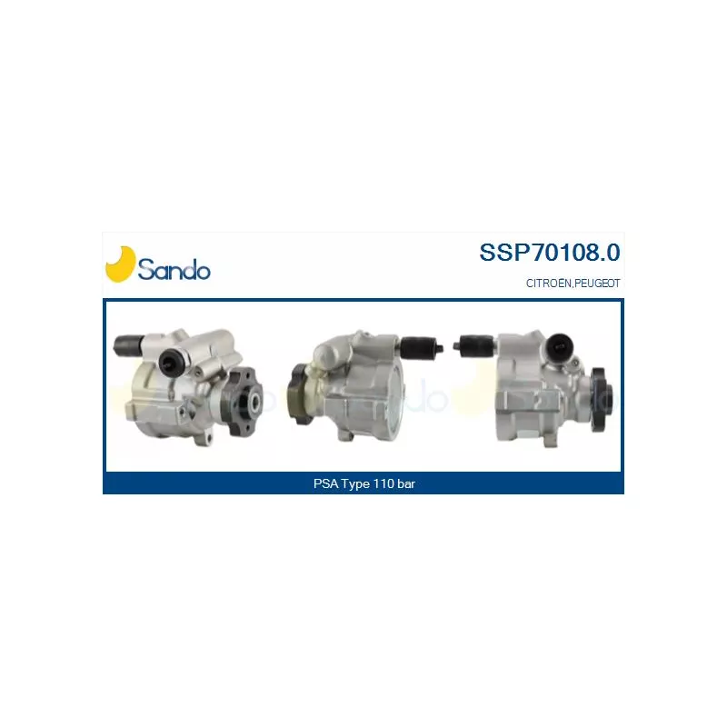 Pompe hydraulique, direction SANDO SSP70108.0
