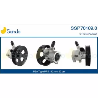 Pompe hydraulique, direction SANDO SSP70109.0
